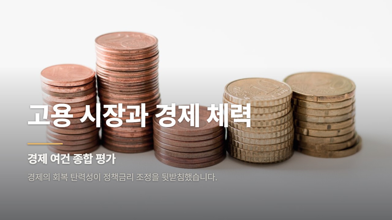 고용 시장과 경제 체력
