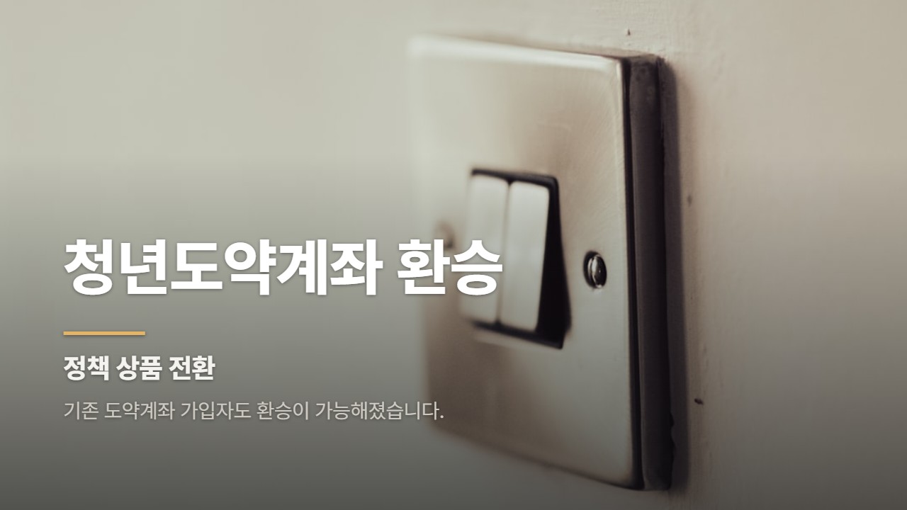 청년도약계좌 환승